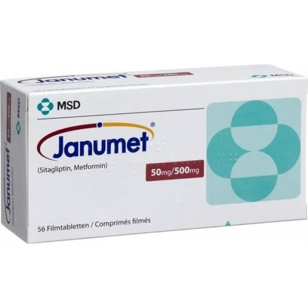 Janumet 50 mg/1000 mg (sitagliptin/clorhidrat de metformin)